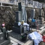 東大阪石切霊園でお墓の文字彫り